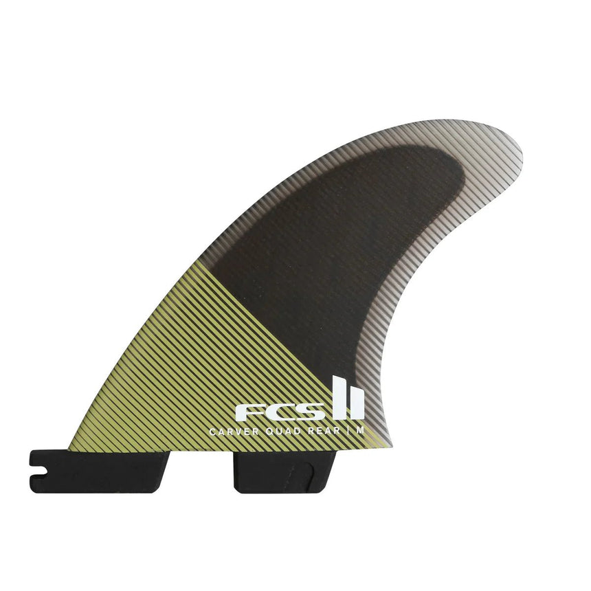 FCS II Carver PC Quad Rear Retail Fins Eucalyptus#DérivesFcs