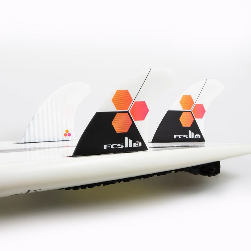 FCS II CI PC Tri Retail Fins WhiteDérivesFcs