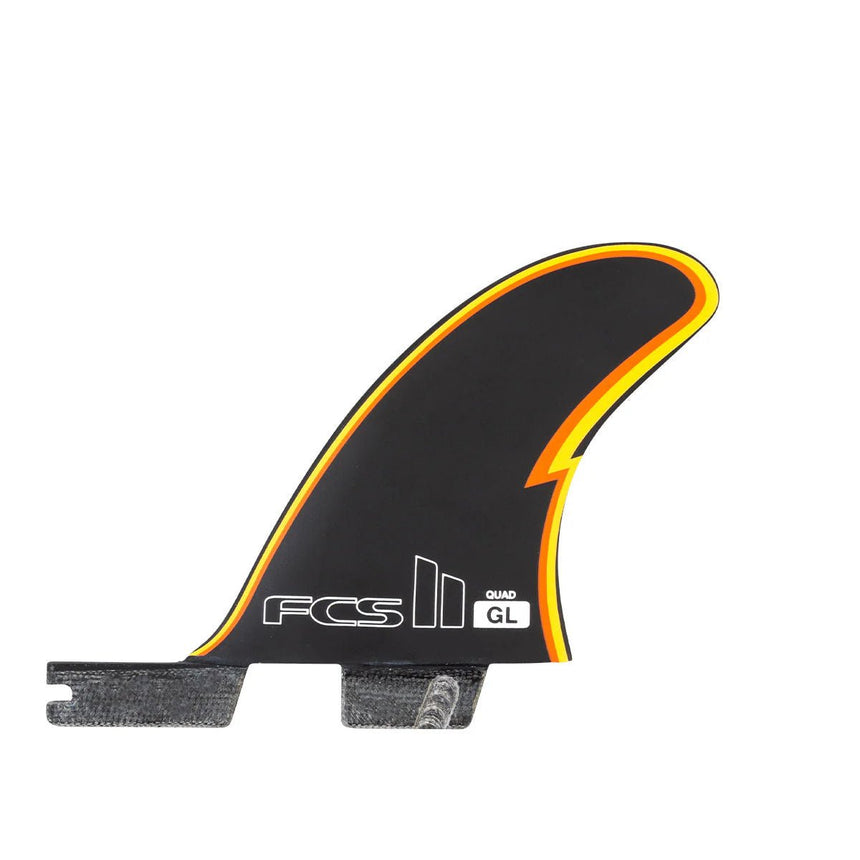 FCS II GL PC Tri - Quad Retail Fins Black#DérivesFcs