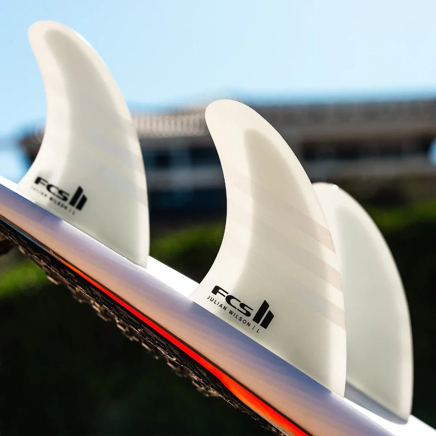 FCS II JW PC Tri Retail Fins White/White#DérivesFcs