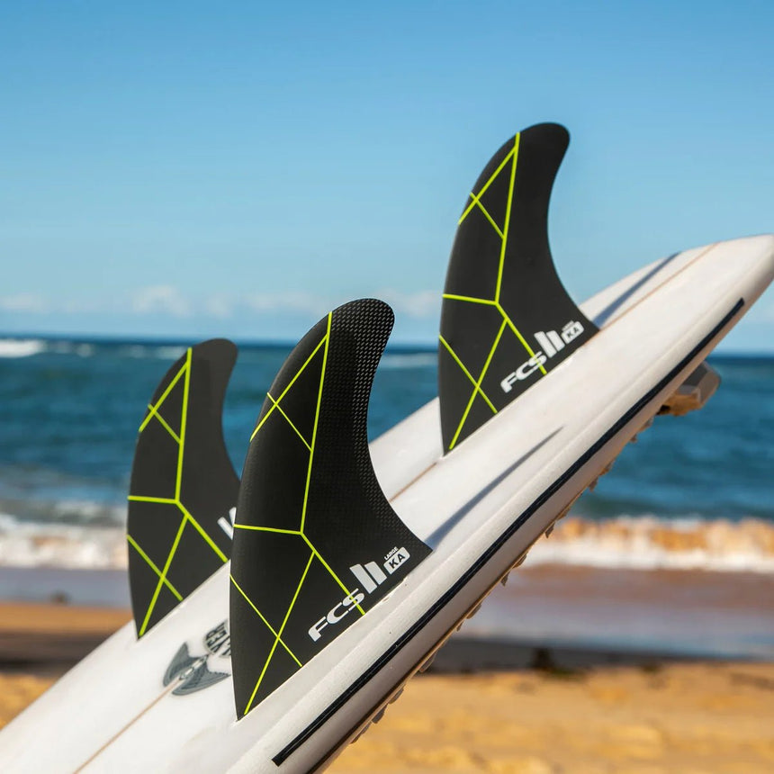 FCS II KA PC Tri Retail Fins Black/Acid#DérivesFcs