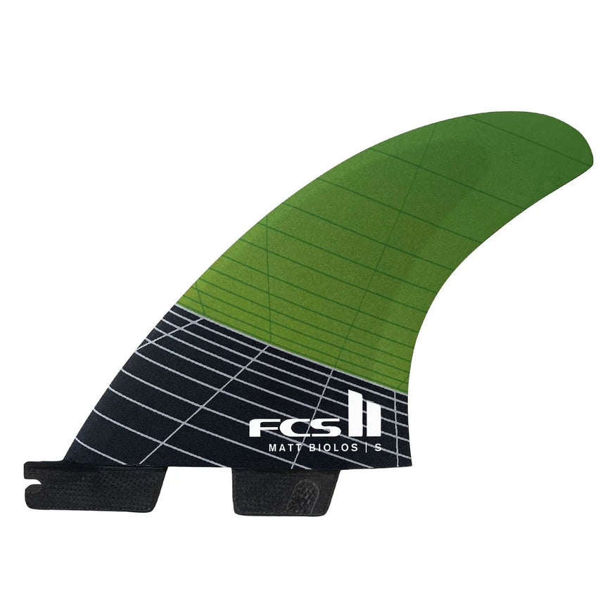 FCS II MB PC Carbon Tri Retail Fins Green#DérivesFcs