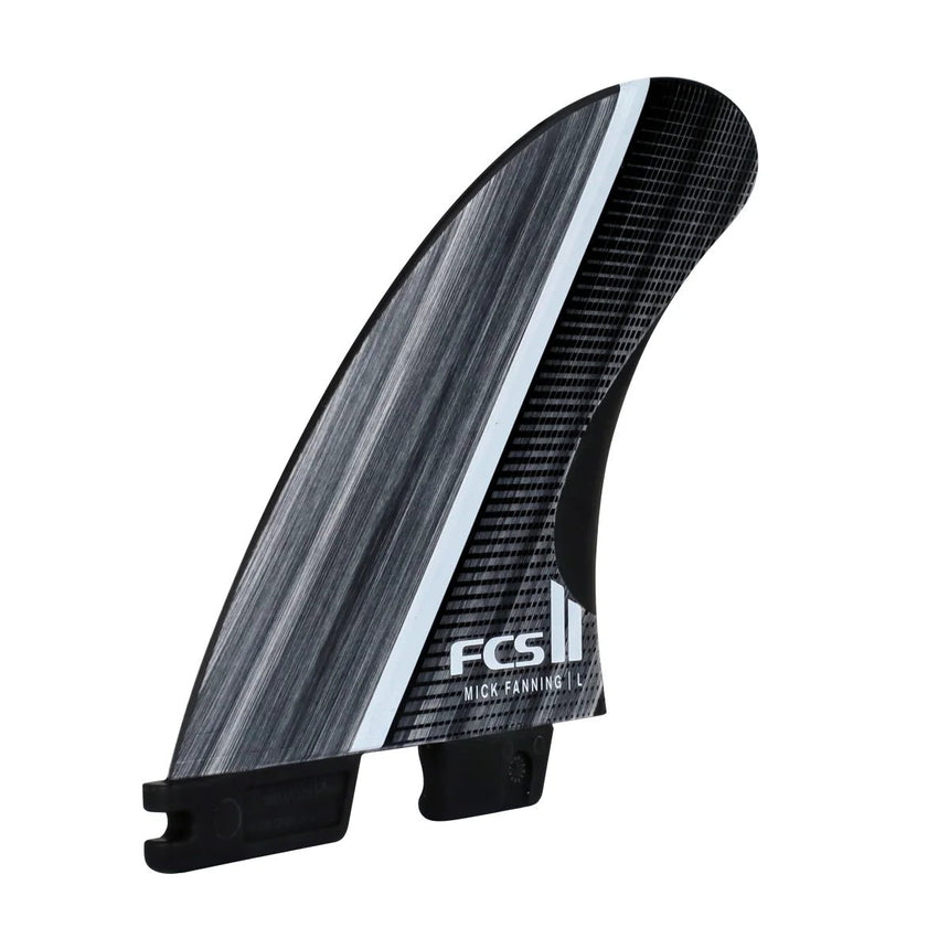 FCS II MF GlassFibre Fusion Smoke/White Tri Retail Fins - Derives SurfDérivesFcs
