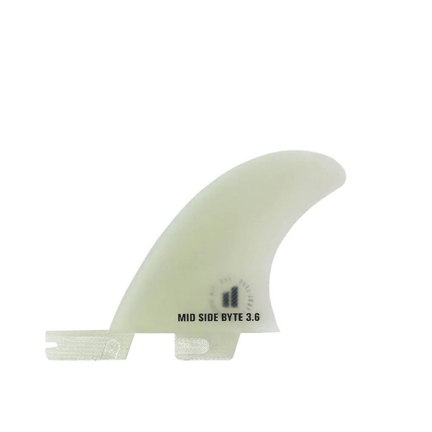 FCS II Mid Side Byte PG 3.6" Retail fins Clear#DérivesFcs