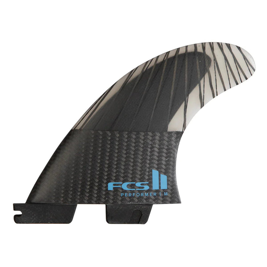 FCS II Performer PC Carbon Tranquil Tri Retail Fins Carbon Blue#DérivesFcs