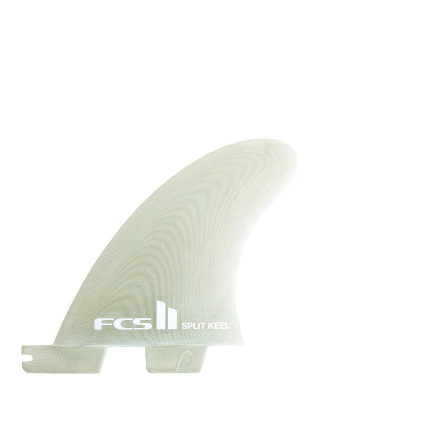 FCS II PG Split Keel Quad Retail Fins Clear#DérivesFcs