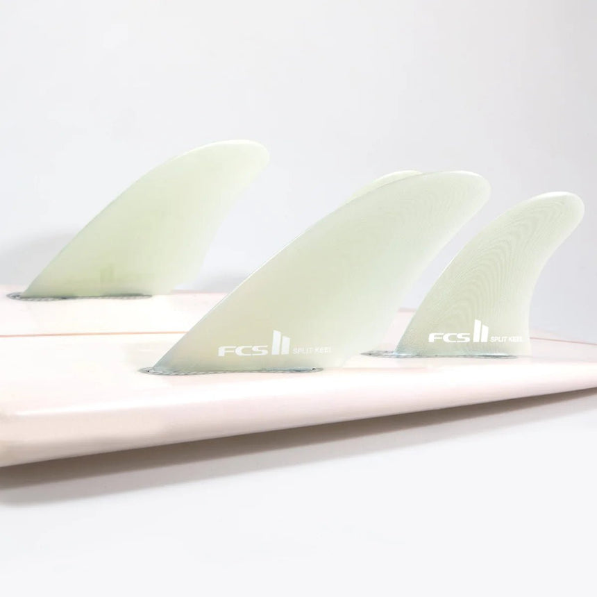 FCS II PG Split Keel Quad Retail Fins Clear#DérivesFcs