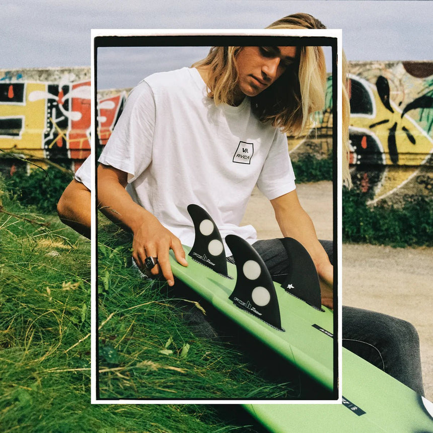 FCS II PK PC Tri Retail Fins Black#DérivesFcs