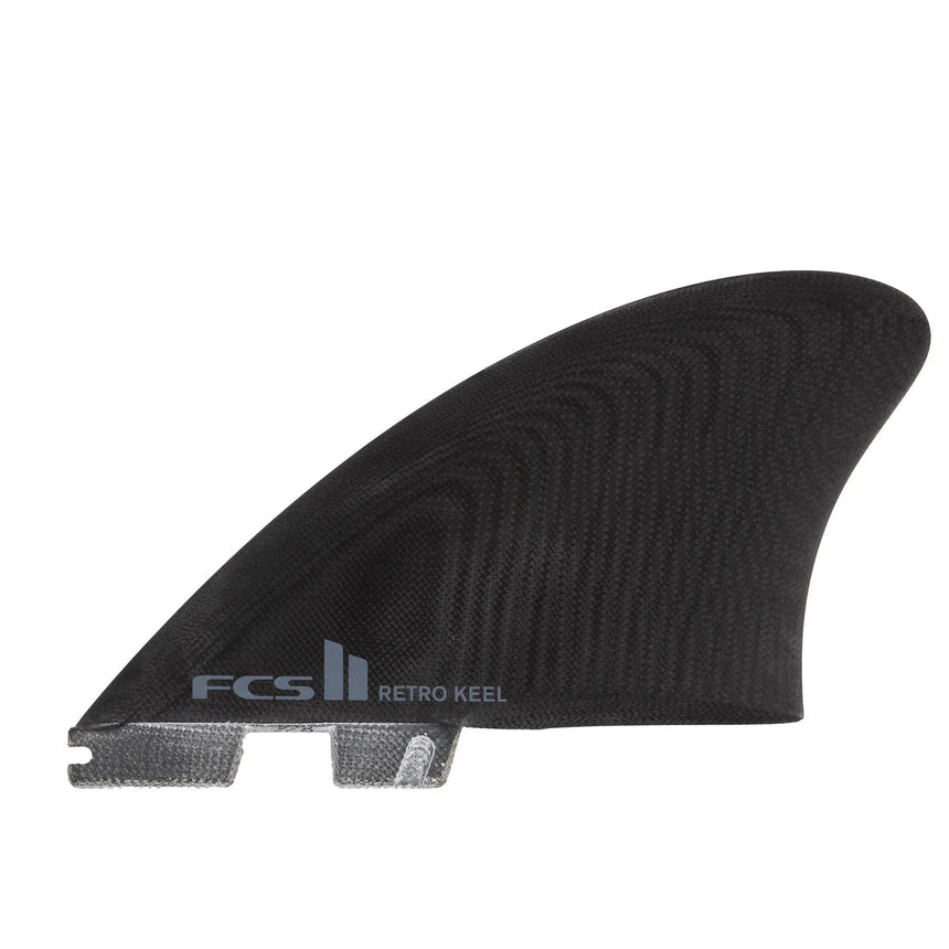 FCS II Retro Keel PG Twin Retail Fins Black#DérivesFcs