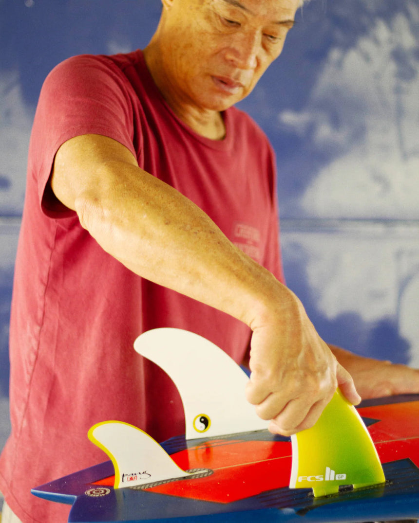 FCS II T&C PG Twin + 1 Fade Retail Fins Yellow Fade#DérivesFcs