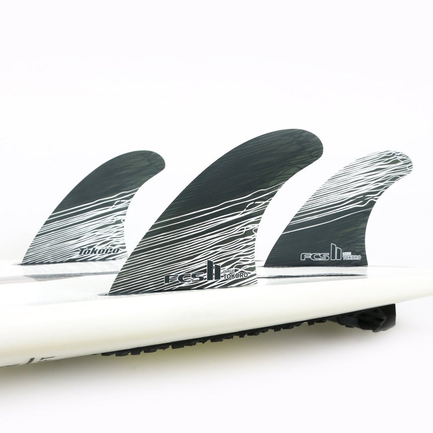 FCS II Tokoro PC Tri Retail Fins Black/WhiteDérivesFcs