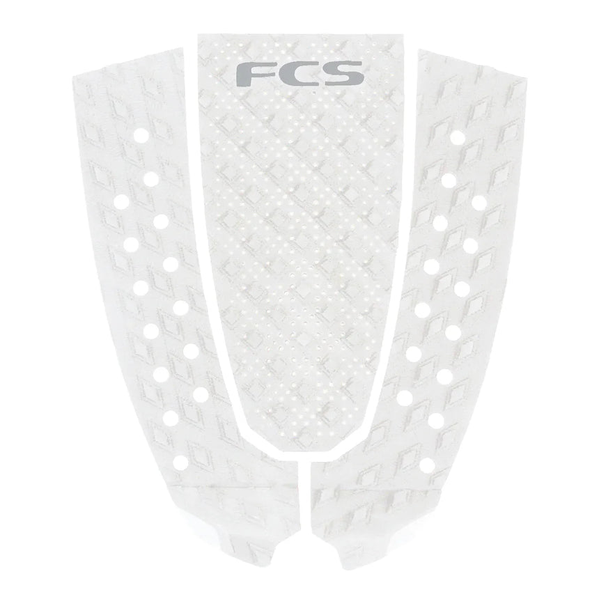 FCS T - 3 Pin Eco White/Cool Grey - Pad de SurfPadsFcs