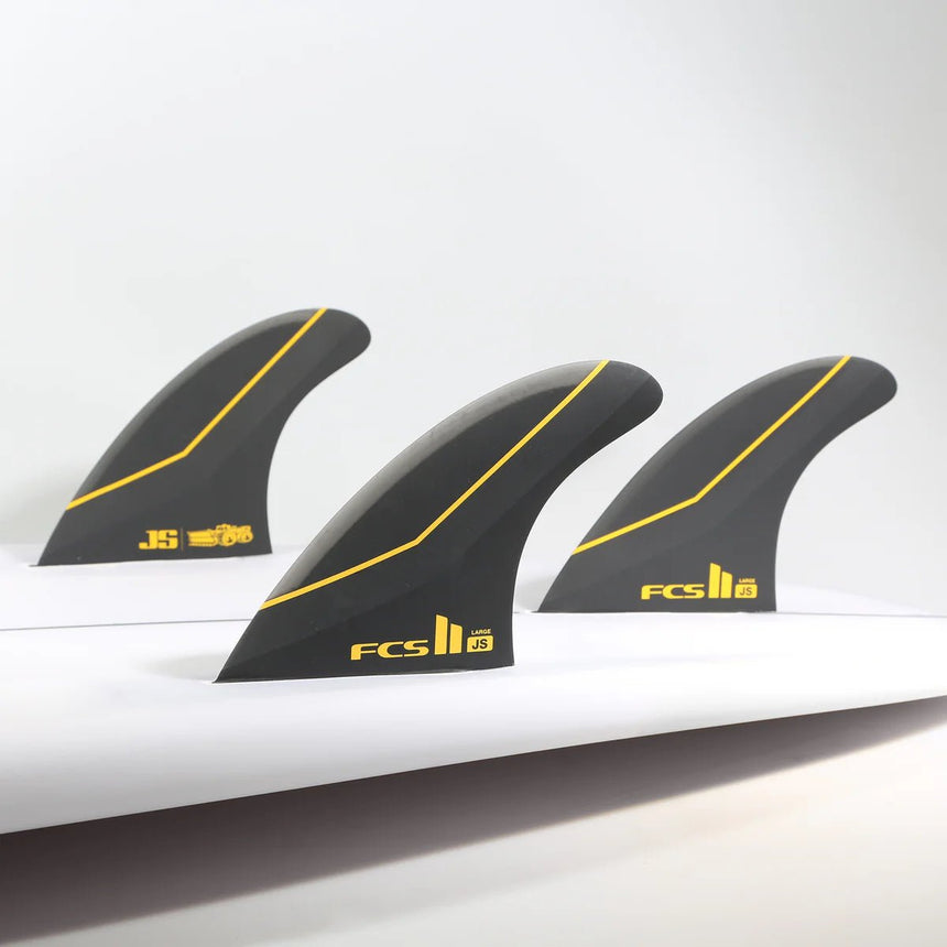 FCSII JS PC Carbon Tri Retail Fins Black#DérivesFcs