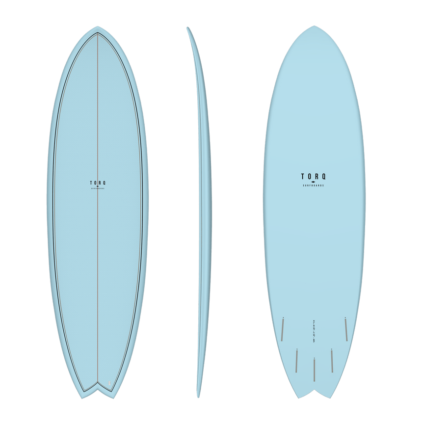 Fish Tet Classic Colour 6"3 Planche De Surf FishFishTorq