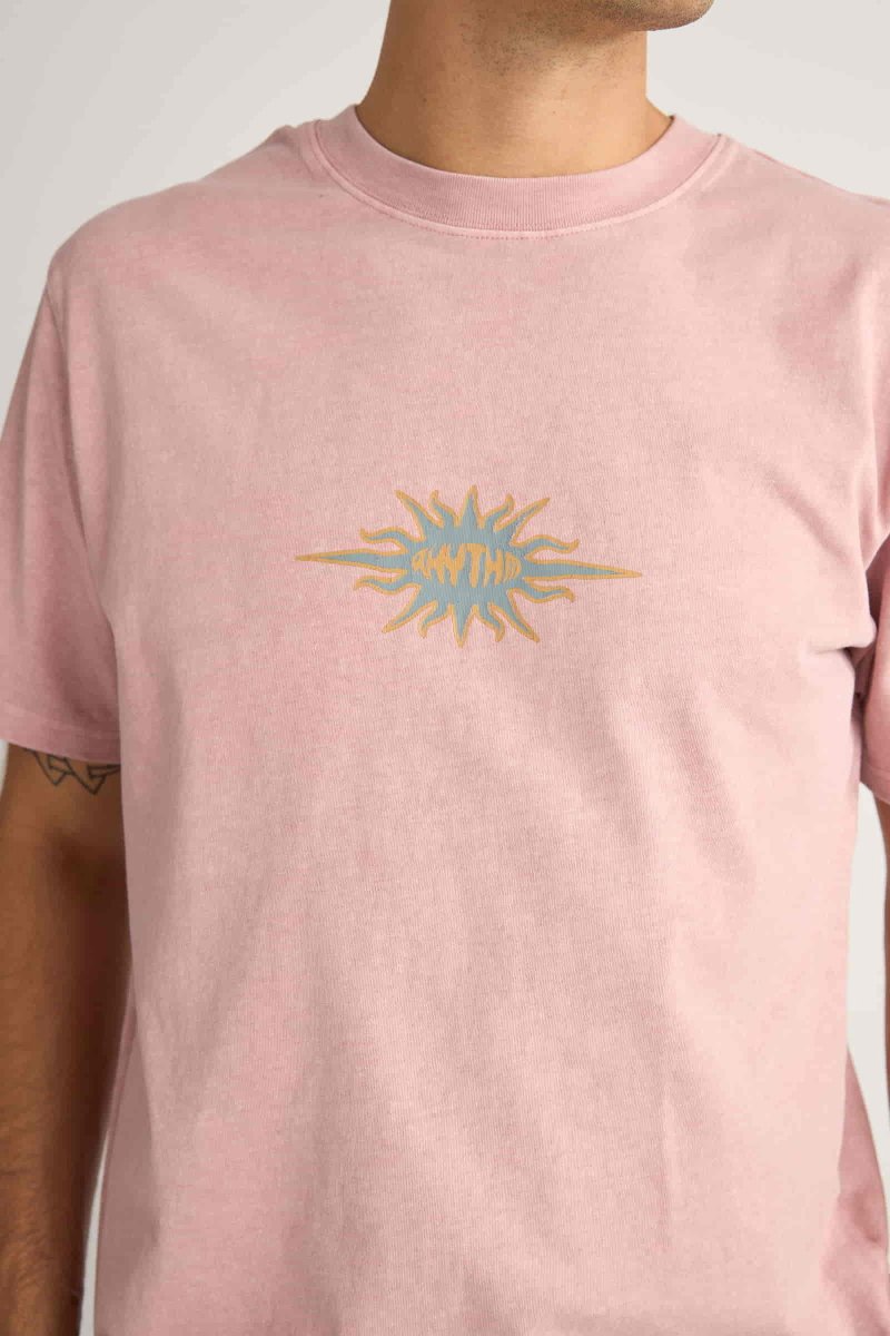 Flame Printed Vintage Ss T-Shirt Homme#Tee ShirtsRhythm