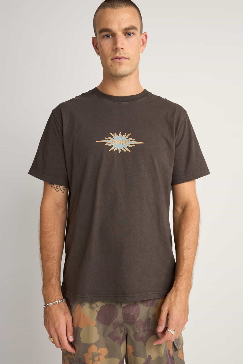 Flame Printed Vintage Ss T-Shirt Homme#Tee ShirtsRhythm