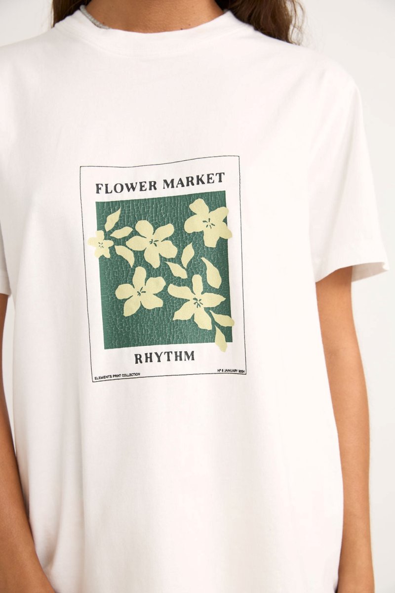 Flower Market Boyfriend T-Shirt Femme#Tee ShirtsRhythm