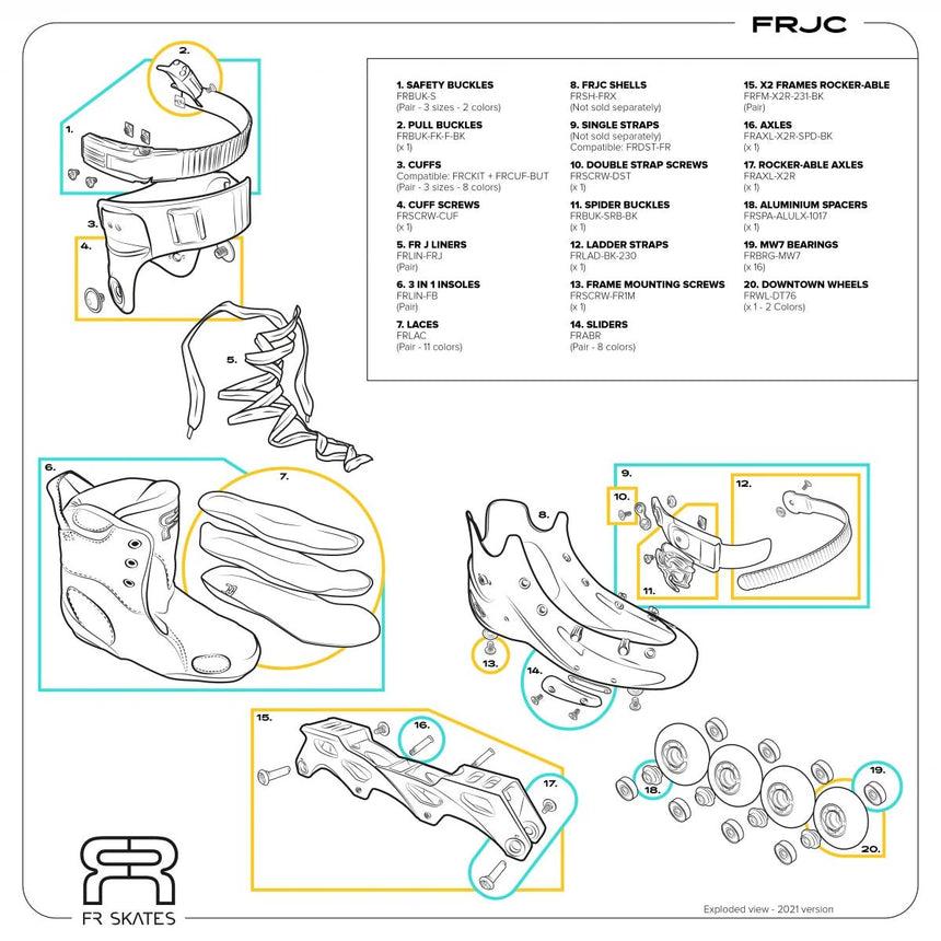 FR J Club - Rollers En Ligne Freeskate JuniorRollers FreeskateFr Skates