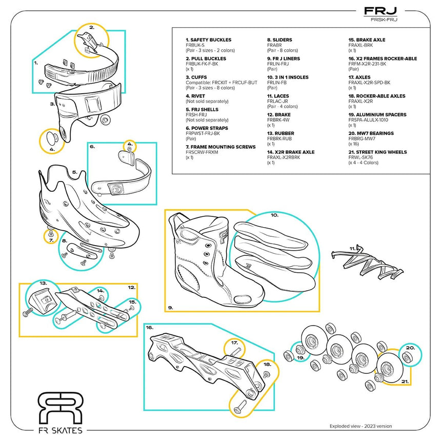 FR J - Roller En Ligne Freeskate JuniorRollers FreeskateFr Skates