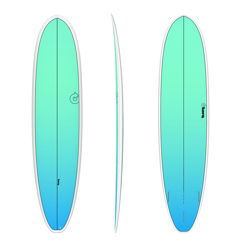 Fun V+ Tet Retro Fade White Rail 8'2" - Planche De Surf FunboardFunboard / HybrideTorq