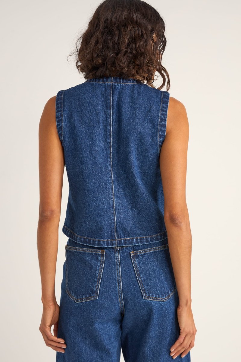 Gia Denim Vest - Top FemmeDébardeursRhythm