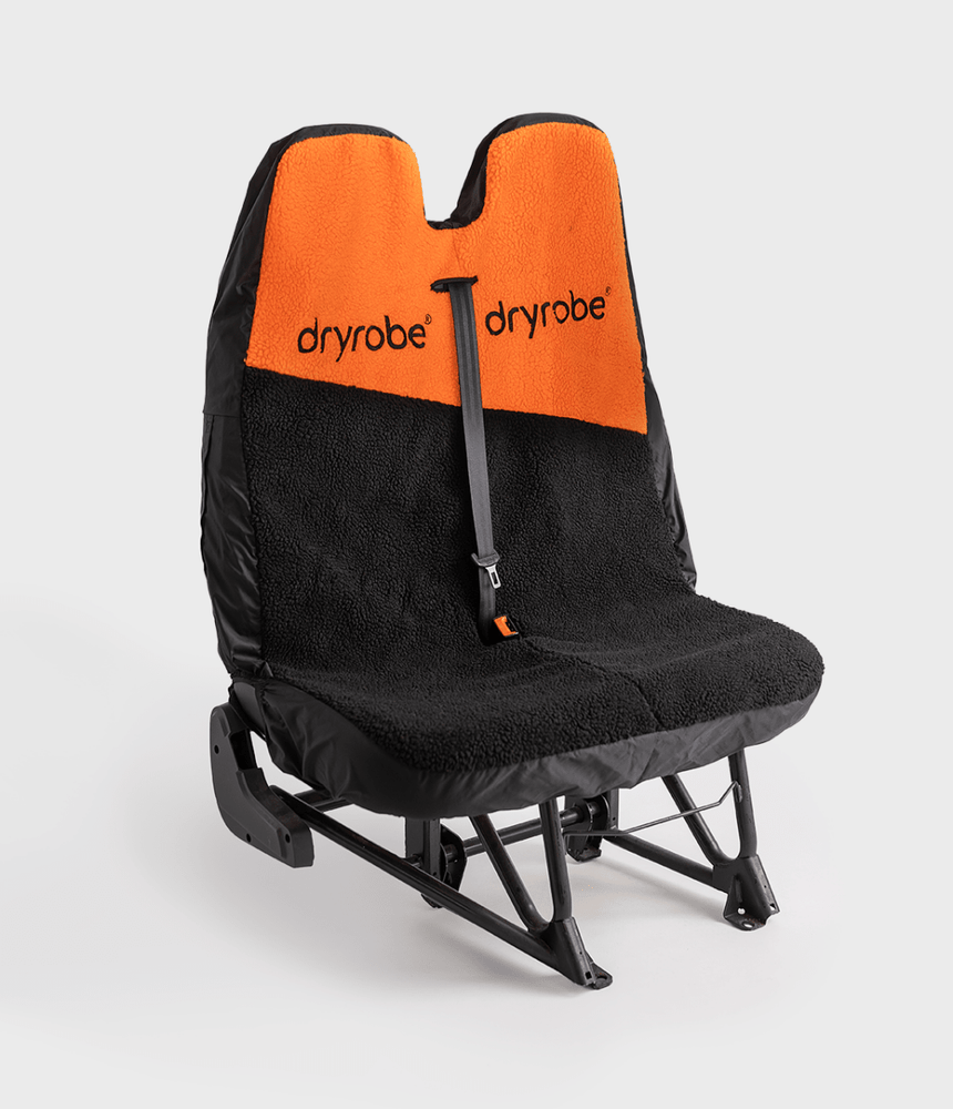 Housse De Siège Auto Double Orange NoirCar Seat CoverDryrobe