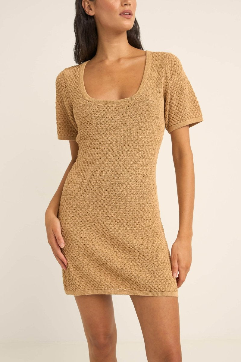 Joni Knit Mini Robe Femme#OverswimRhythm