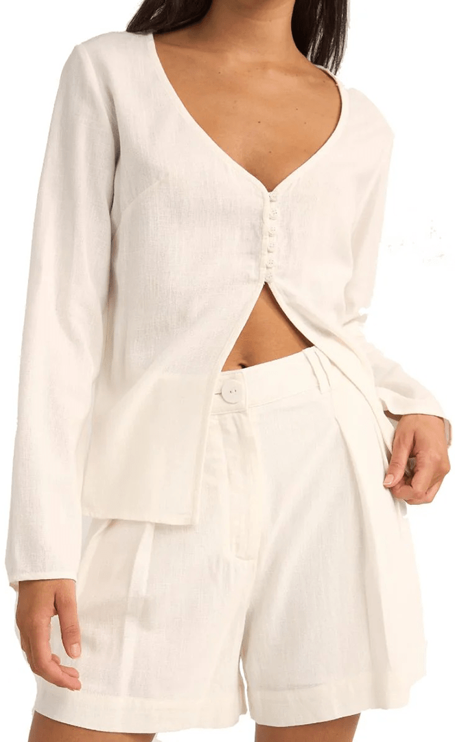 Kayla - L/S Top Femme#DébardeursRhythm