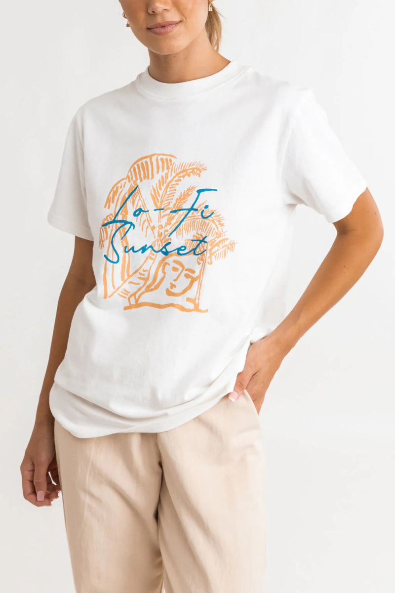 Lo Fi Sunset - S/S T-Shirt FemmeTee ShirtsRhythm
