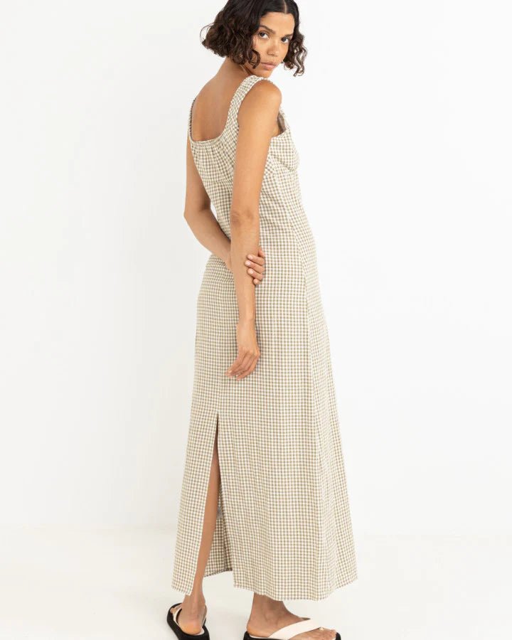 Lola Check Maxi - Robe Longue FemmeDressRhythm