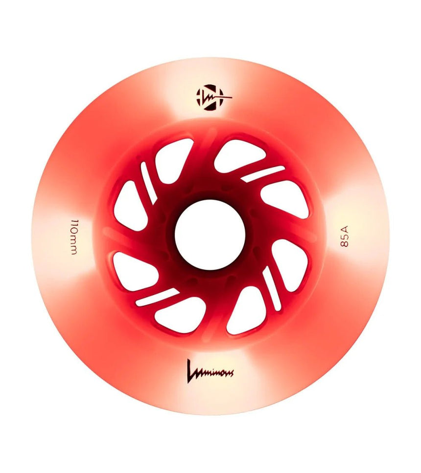 Luminous 85A Red Red Roues De Roller En Ligne LumineusesRoller WheelsLuminous