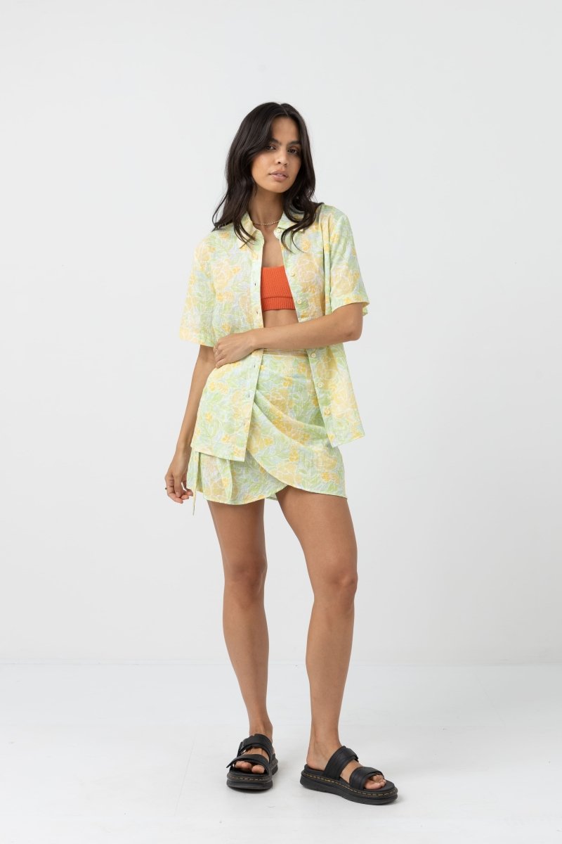 Magnolia Floral S/S - Chemise FemmeChemisesRhythm