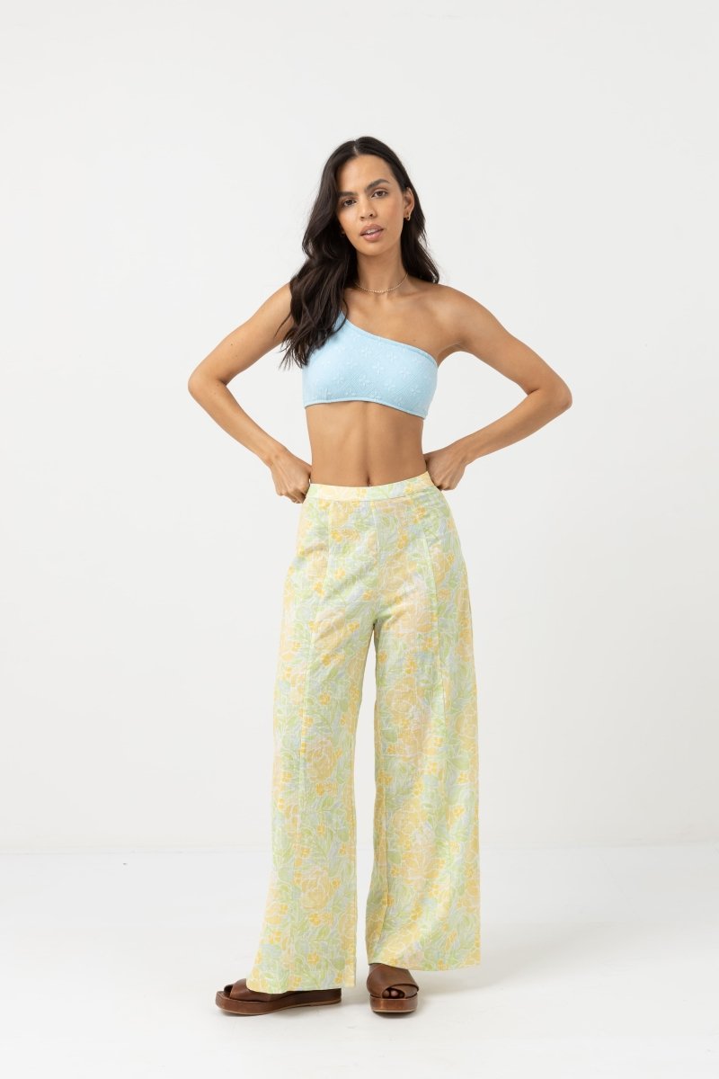 Magnolia Floral - Wide Leg Pantalon FemmePantalonsRhythm