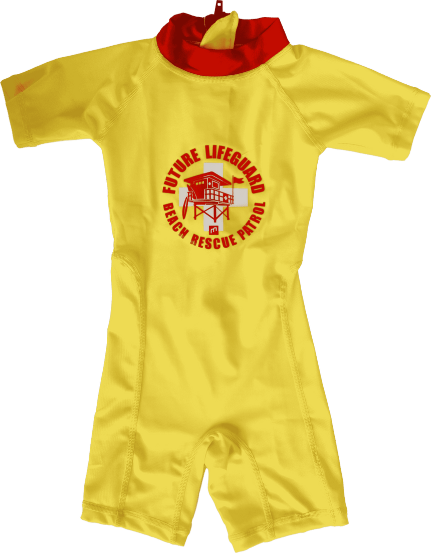 Message Lifeguard - Shorty SPF 50+ S/S Lycra Surf BébéLycrasMdns