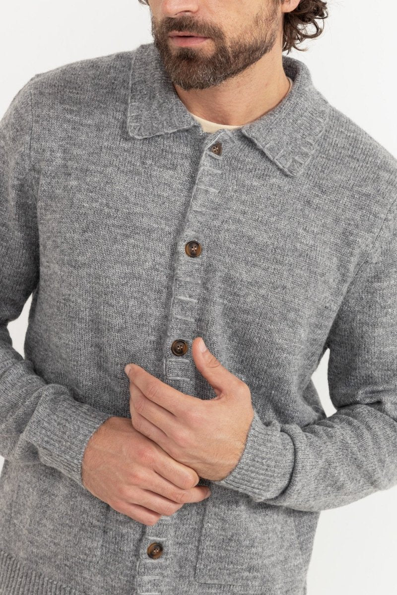 Mohair Whip Stitch - Gilet en Laine HommePullRhythm