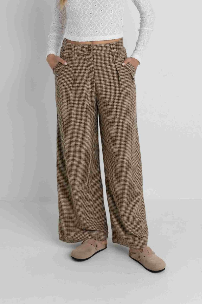 Mollie Check - Pantalon FemmePantalonsRhythm