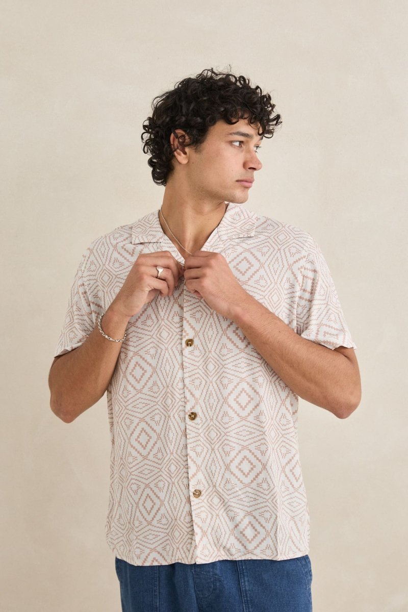 Mosaic SS Shirt - Chemise HommeChemisesRhythm