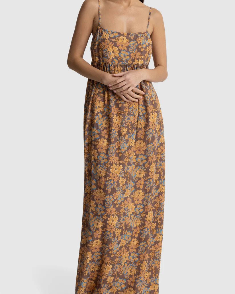 Oasis Floral - Robe Longue FemmeDressRhythm