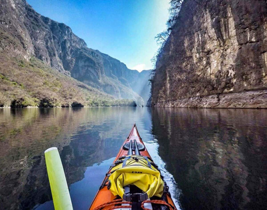 Borsa Impermeabile per Kayak Sup - 20 L Gialla