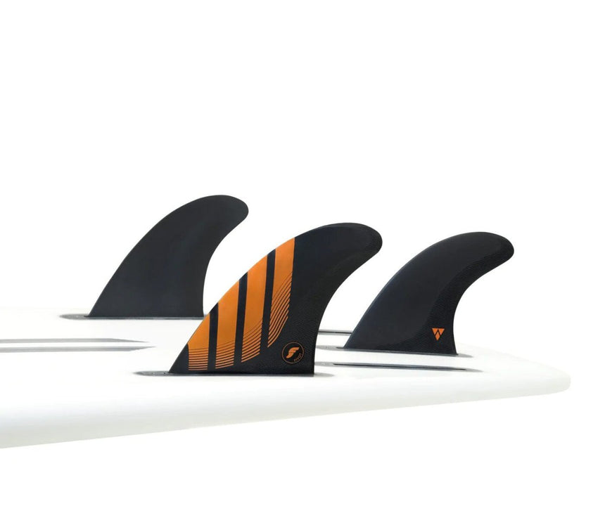 P6 Alpha Series Carbon Orange Dérives Thruster SurfDérivesFutures