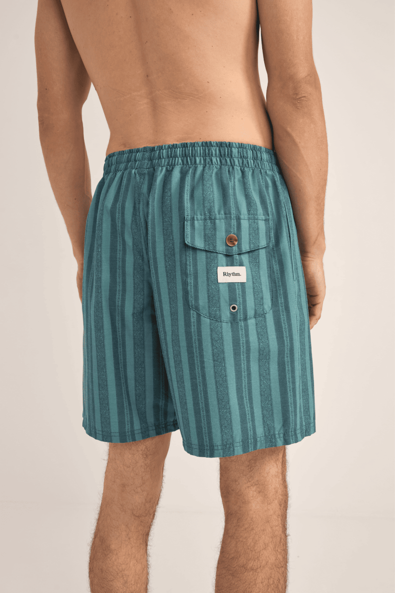 Paisley Stripe Beach Short Homme#ShortsRhythm