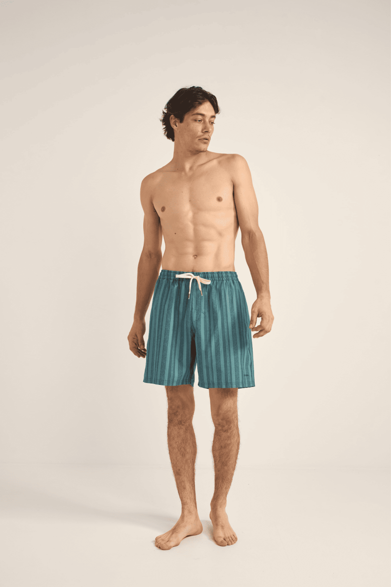 Paisley Stripe Beach Short Homme#ShortsRhythm