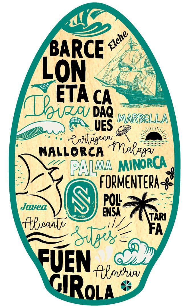 Planche De Skim Bois#SkimboardsSkim One