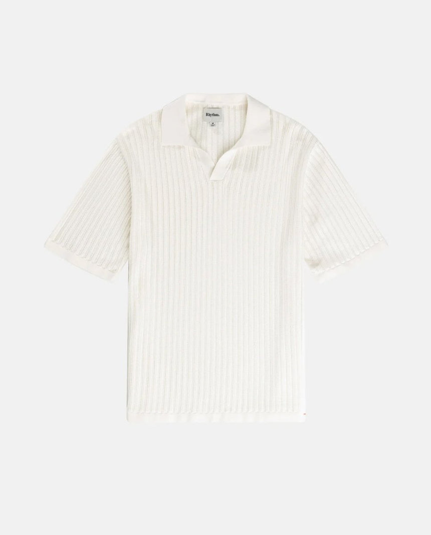 Relaxed Knit Ss Polo Homme#Tee ShirtsRhythm