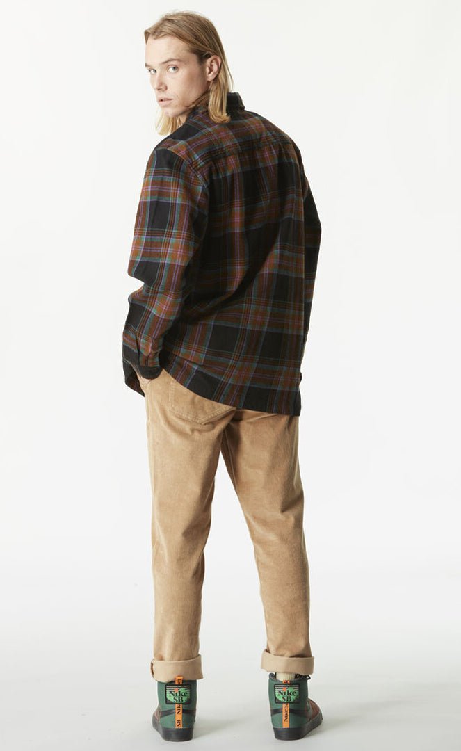 Relowa Plaid Wood Ash Chemise Manches Longues Homme#ChemisesPicture