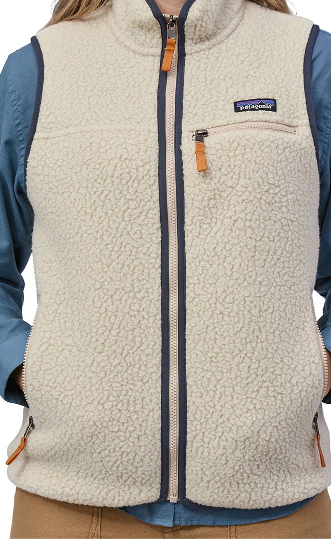 Retro Pile Polaire Sans Manche Femme#PolairesPatagonia