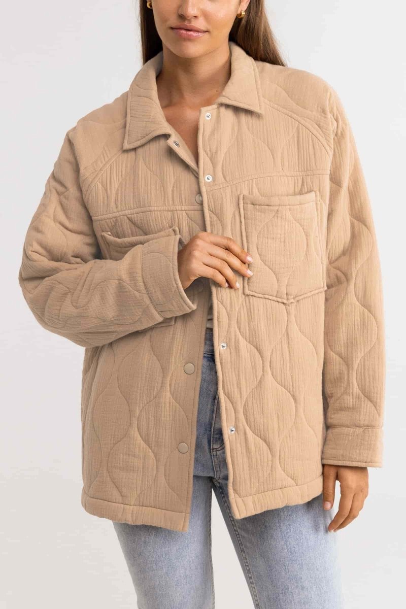 Rhodes Quilted Veste Femme#VestesRhythm