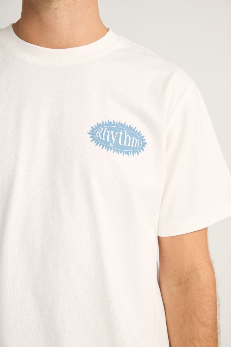 Ritmo Printed Vintage Ss T-Shirt Homme#Tee ShirtsRhythm