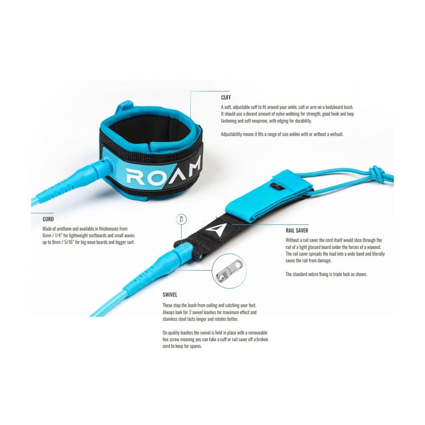 ROAM Leash Premium pour planche de surfROAM