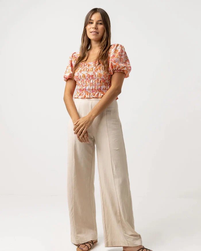 Rosa Floral Smocked - Top FemmeDébardeursRhythm